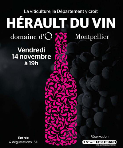 Hérault du Vin - Vendredi 14 novembre