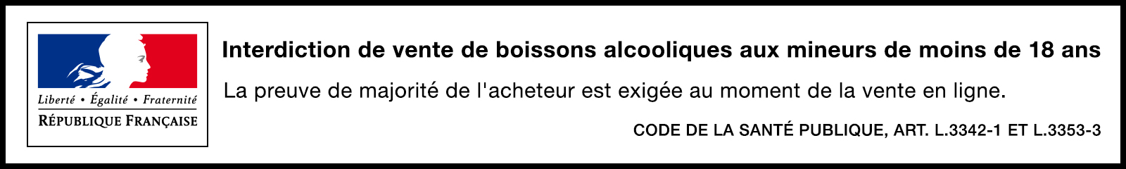 L'abus d'alcool est dangereux pour la santé, à consommer avec modération. L'abus d'alcool est dangereux pour la santé, à consommer avec modération.